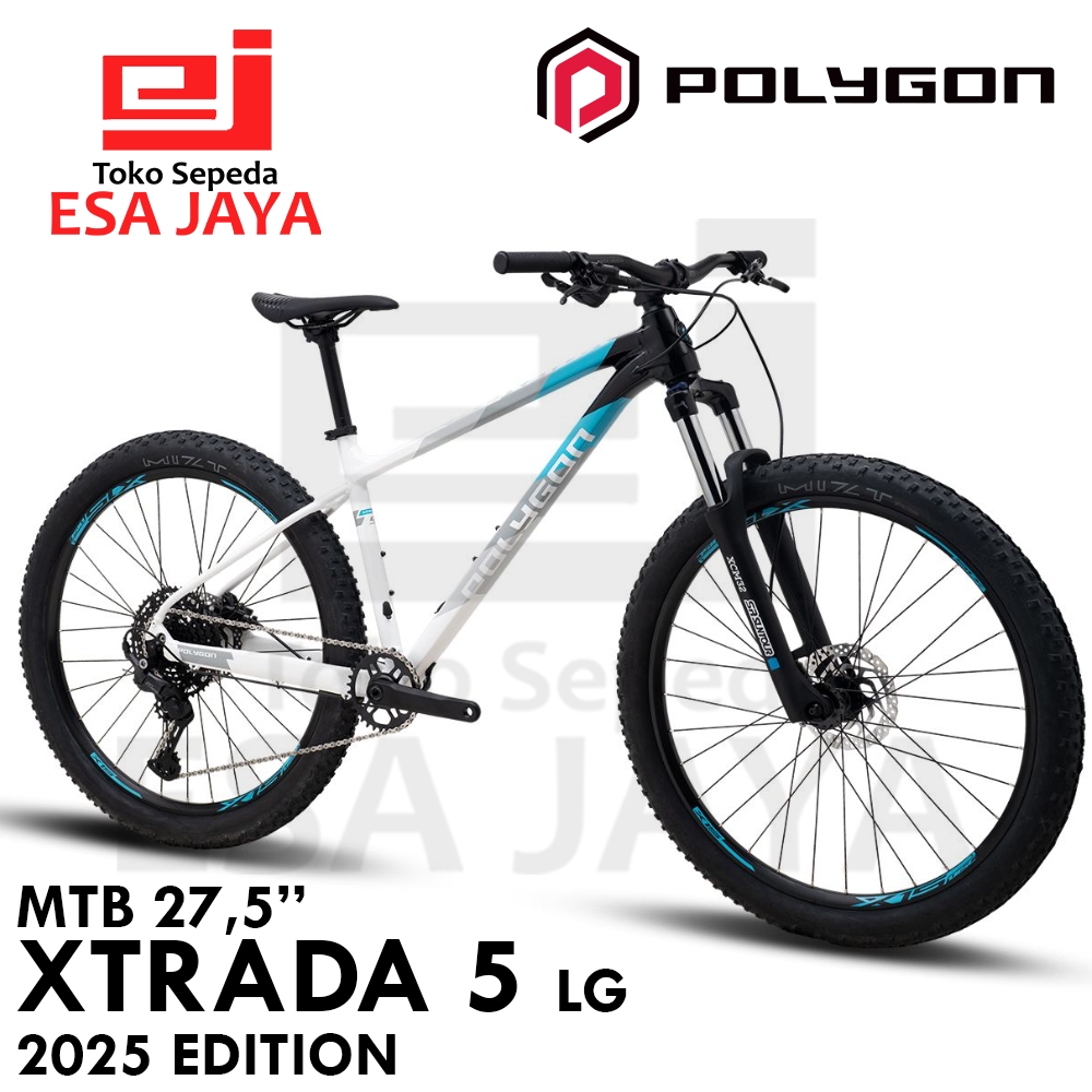 Polygon Xtrada 5 MTB 27.5 LG 2025 Sepeda Gunung 10 Speed Shimano CUES