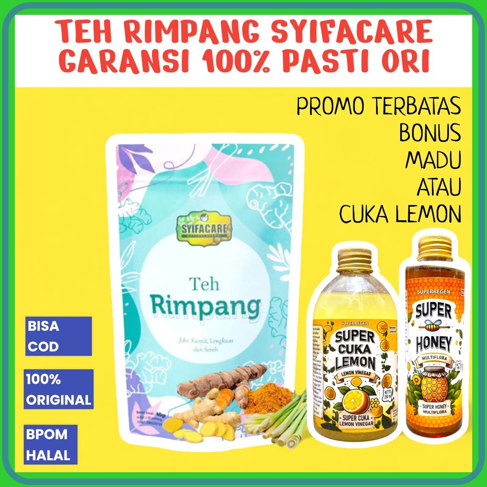 

Raja Rempah Teh Jahe Sereh Kunyit Lemon |JSR Lambung sehat | Jamu Batuk dan Radang Teh Rimpang Seduh JSR Zaidul Akbar | Teh Herbal Penurun Berat Badan Pelangsing Alami Slimming Tea | TEH PELANGSING | Teh Diet Pelangsing Badan Herbal dan Peluntur Lemak