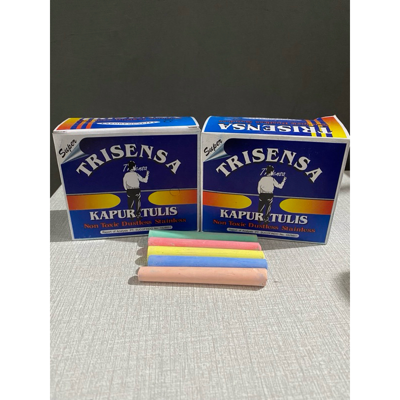 

Trisensa Kapur Tulis Warna PerPack