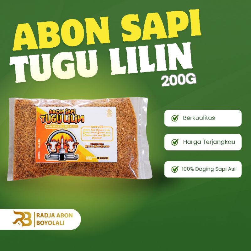 

ABON SAPI CAP TUGU LILIN 200G