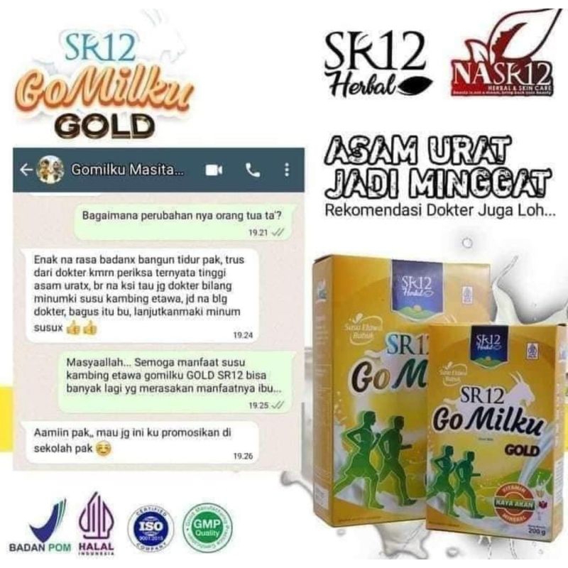 

SR12 Go Milku Gold 200gr