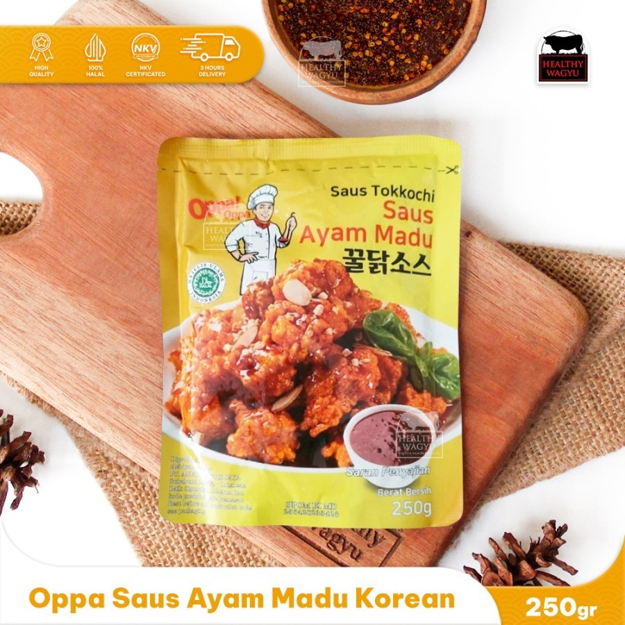 

Saos Tokkochi Ayam Madu Korea / Saus Oppa!Oppa Healthy Wagyu