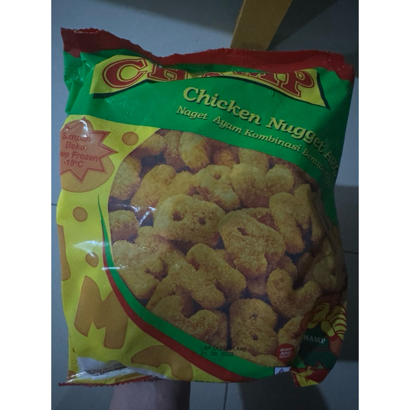 

Champ chicken nugget ABC 500gr/Chicken nugget/Frozen