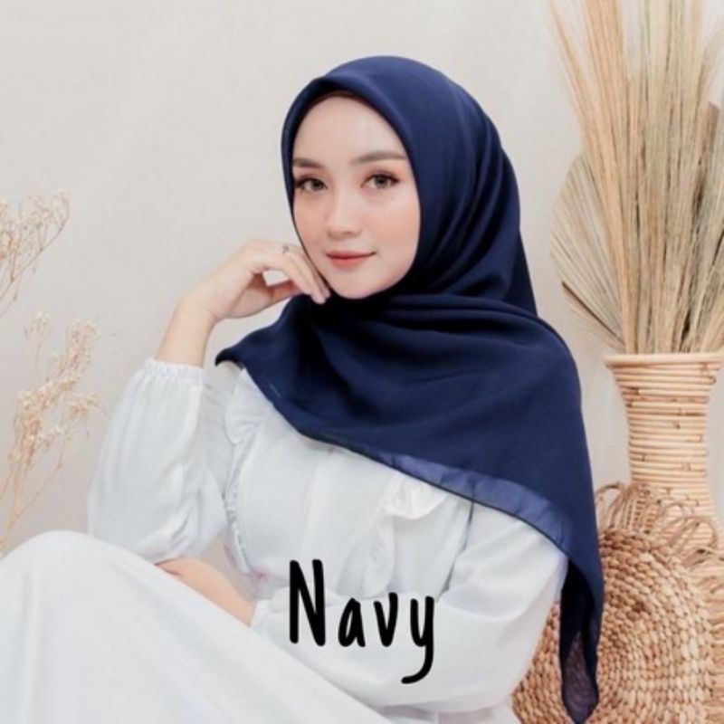 kerudung jilbab/hijab segi empat  bella square/hijab bela murah/sedia warna matcha/sage green