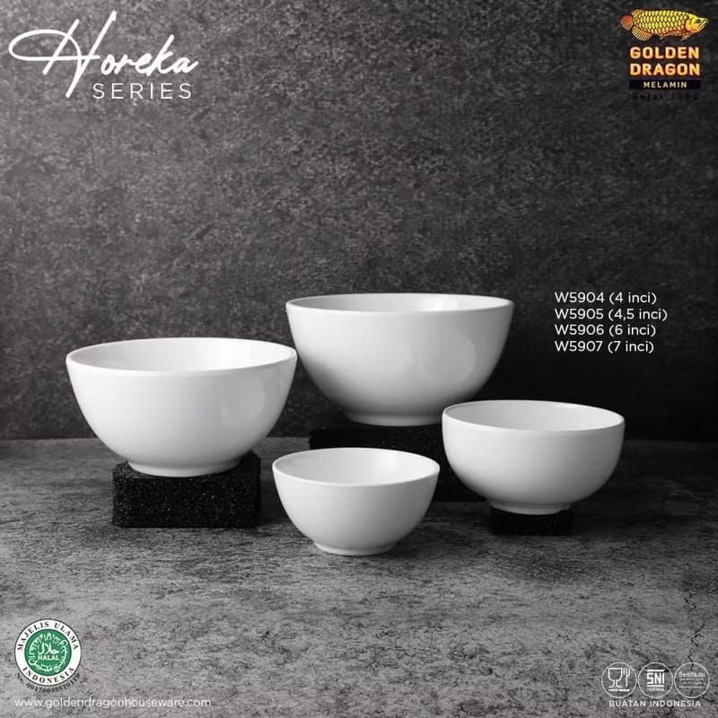 Mangkok Sup Melamin Horeka - Mangkok Bakso - Golden Dragon W5904 W5905 W5906 W5907