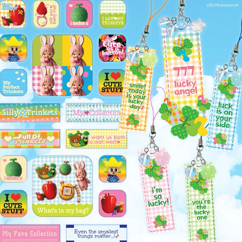 

sillyme! x onlinebureaucat | gacha & sticker sheet