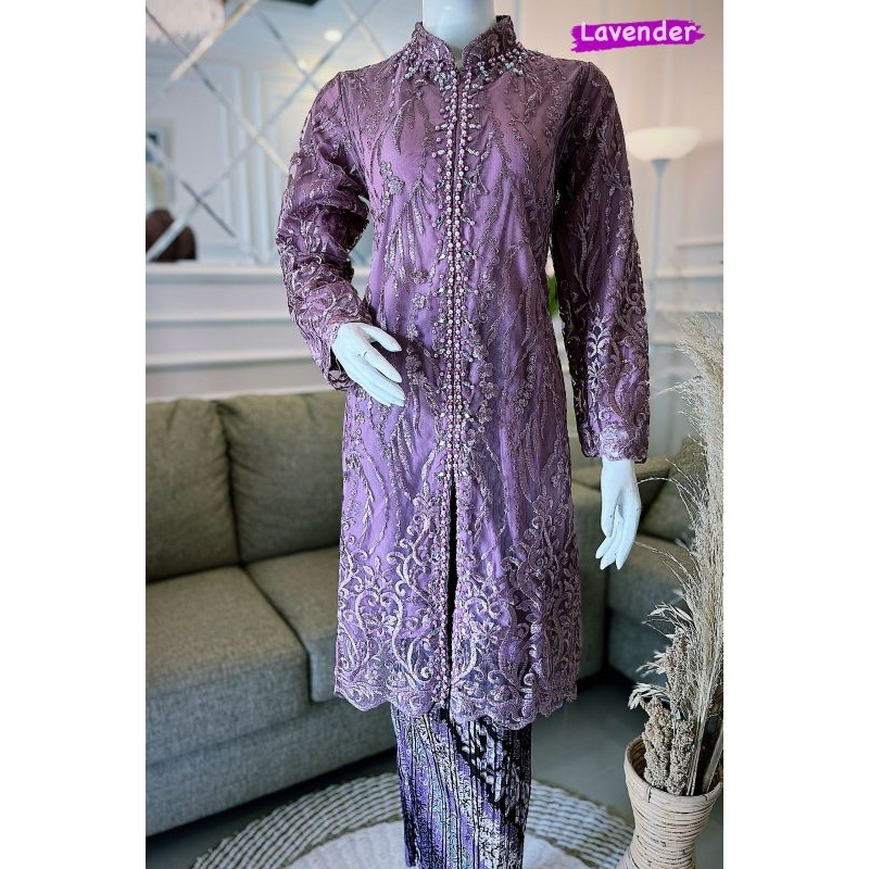 TerBaru!!! Kebaya Perempuan Dewasa Model Madona Full Payet Mewah Kekinian Kebaya Bordir Payet Modern