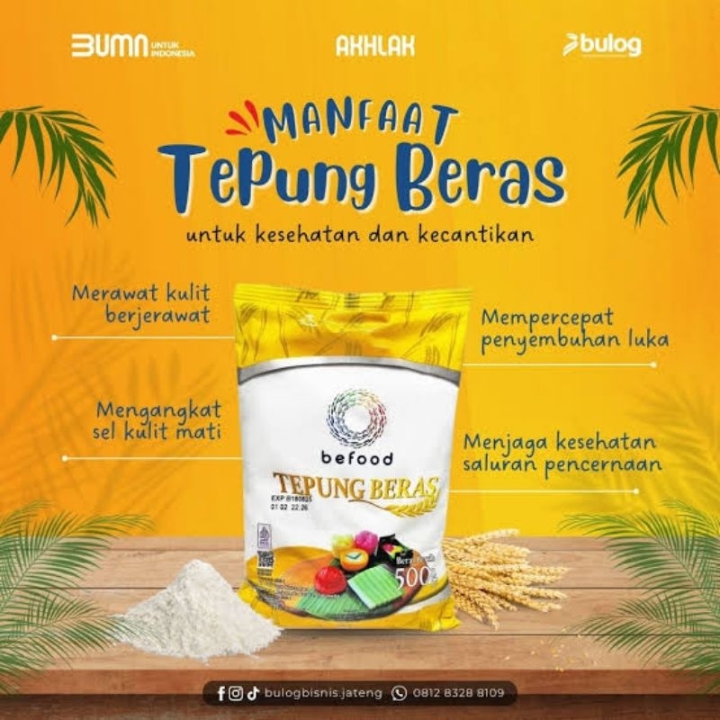 

Tepung Beras 500gr Berkualitas