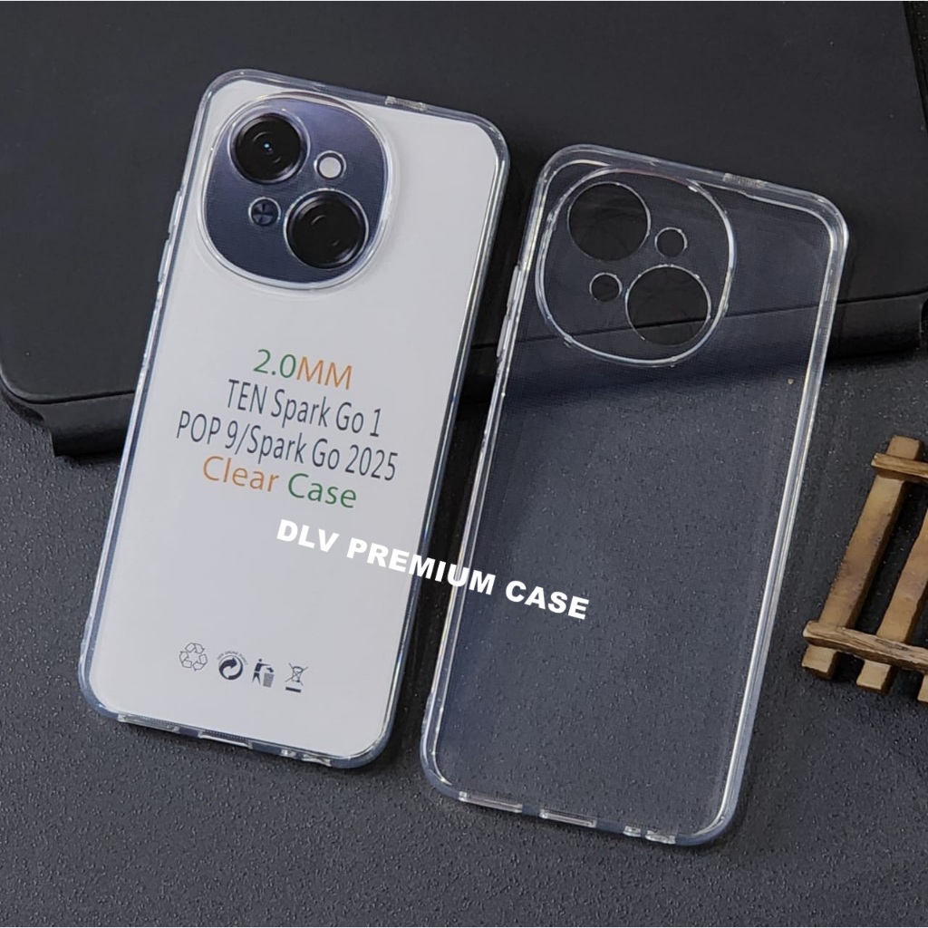 CASE CLEAR PREMIUM 2.0MM SOFTCASE BENING TECNO SPARK GO 1 TECNO SPARK 6 GO CH-1