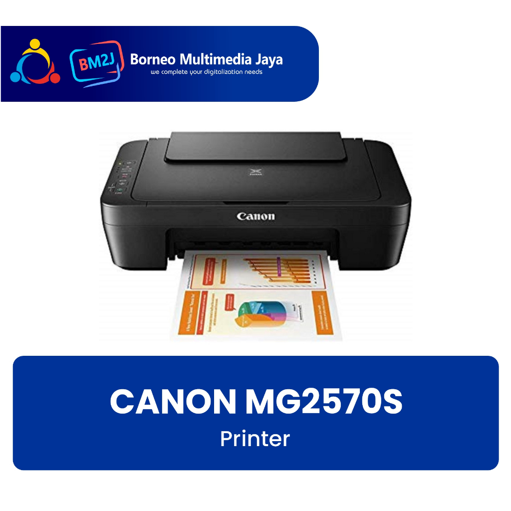 Canon All-in-One Inkjet Printer MG2570s (A4) Print Scan Copy MG2570 - E410, SUDAH INCLUDE CATRIDGE