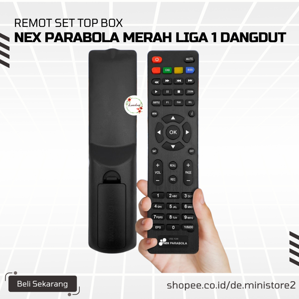 Remote Remot Receiver Nex Parabola Mola kuning Nex parabola Merah Hijau Nex Garuda mola