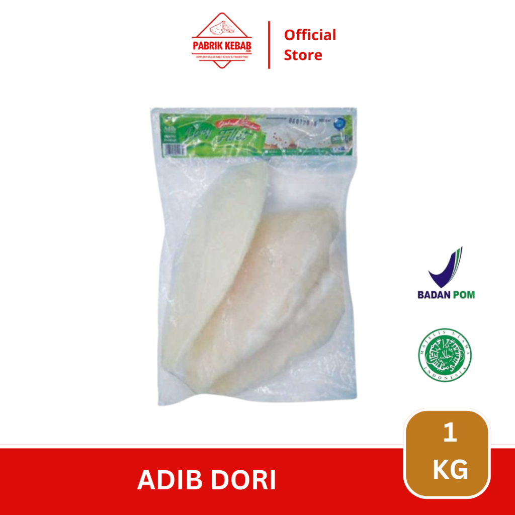 

ADIB Dori Ikan Dori Premium 1 Kg Grade A - Frozen Beku Segar Fresh Patin Fillet Dory