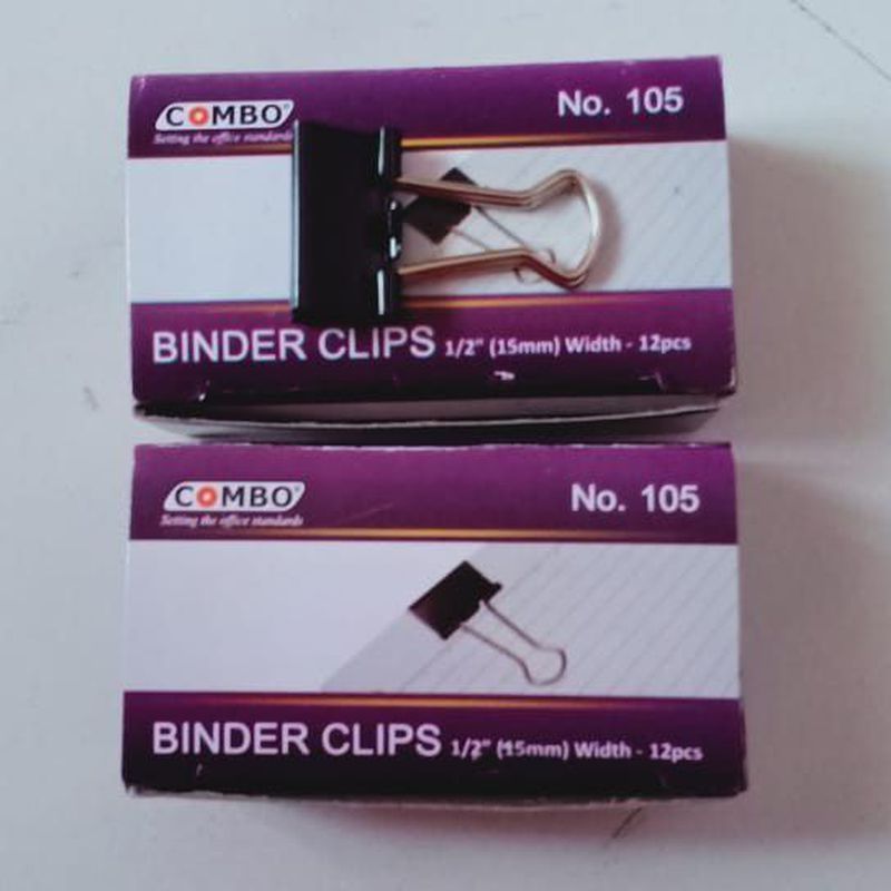 

Binder Clips Joyko No. 105 (15 mm) isi 12 Buah