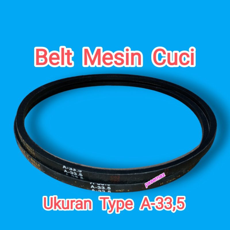 A-33,5 | Vanbelt Mesin Cuci | V-Belt Mesin Cuci | Belt Mesin Cucii | FanBelt Mesin Cuci A-33,5 | Van