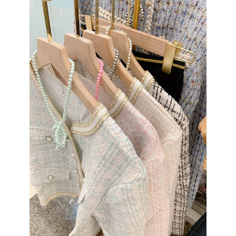 Blazer tweed import premium