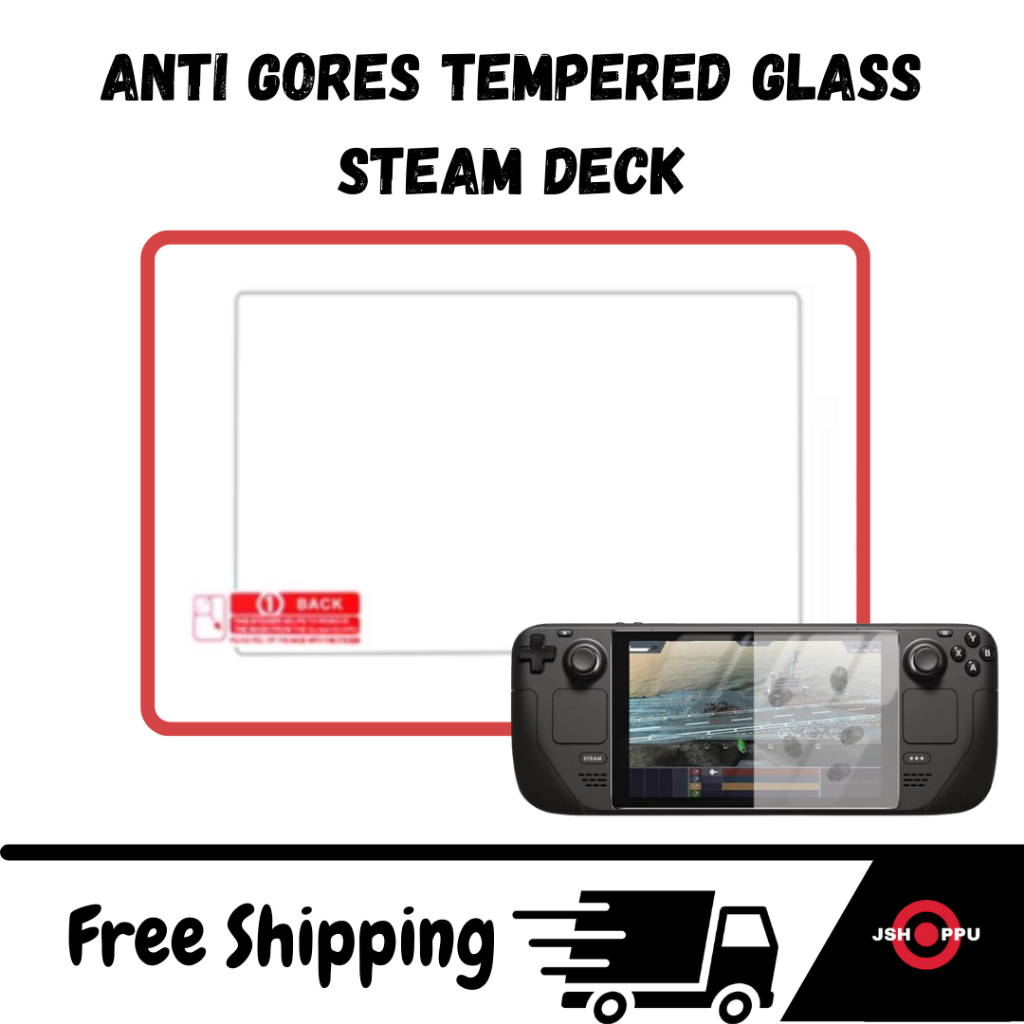Tempered Glass Steam Deck LCD OLED Screen Protector steam deck Pelindung Layar  Anti Gores Steamdeck