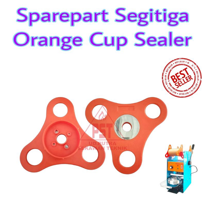 SPAREPART SEGITIGA ORANGE | Mesin Press Cup Sealer / Penjepit Plastik Filem Mesin Cup Sealer (Bisa D