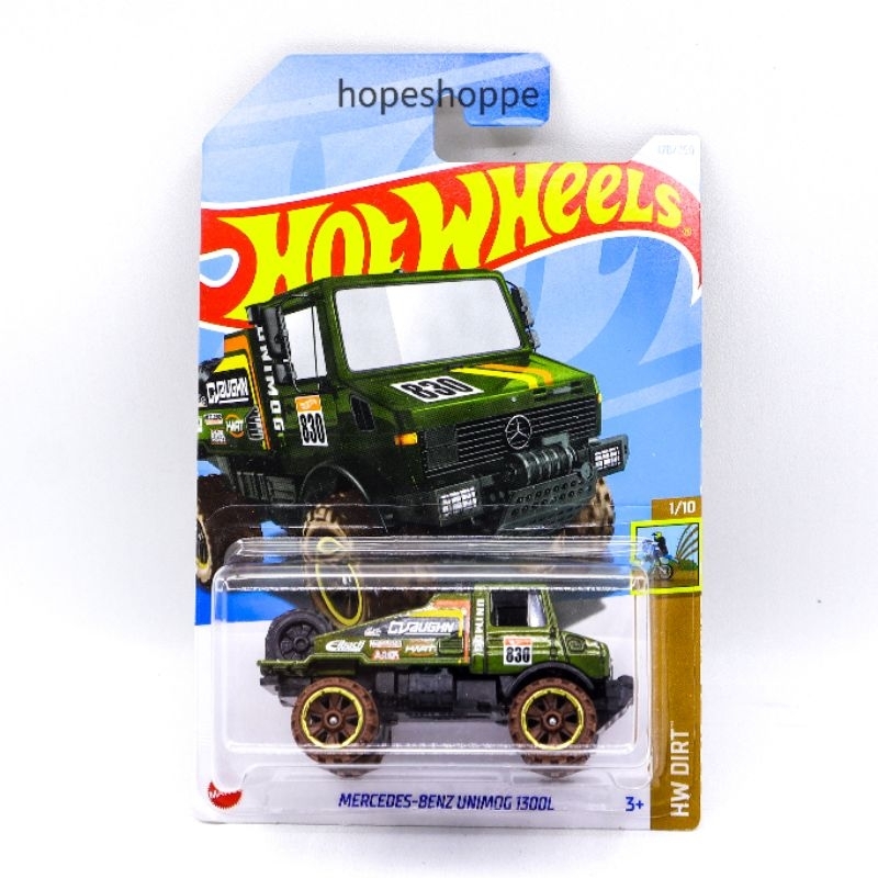 Hot Wheels Mercedes Benz Unimog 1300 Diecast Mobil Truk Hotwheels Original Mattel