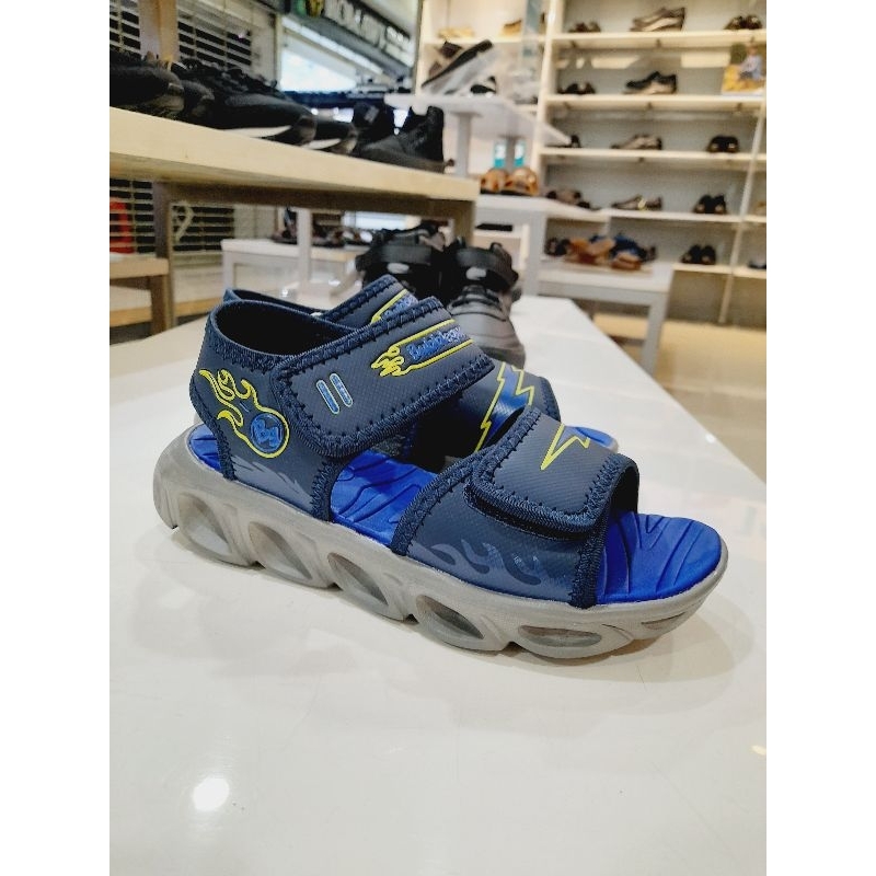 Bubble Gummers Sandal Anak Lampu Led Sepatu Sendal Laki