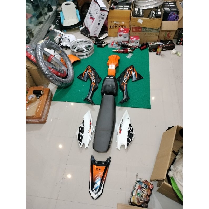 cover body set KLX BF original copotan motor mulus