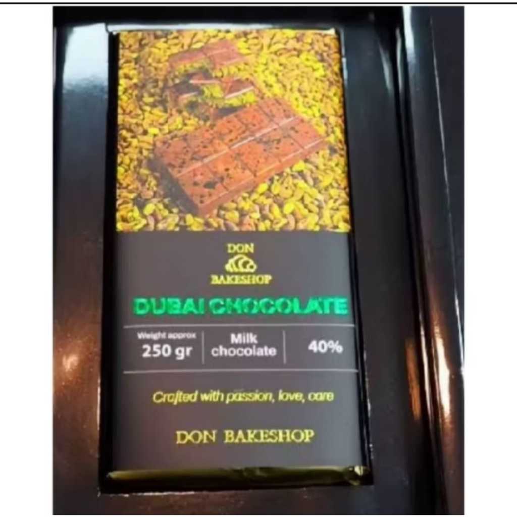 

READY STOK TERLARIS Don Bakeshop / Dubai Coklat / Dubai Chocolate / Coklat Dubai / Dubai Choco Pistachio / DONBAKE SHOP COKLAT 100% ORIGINAL