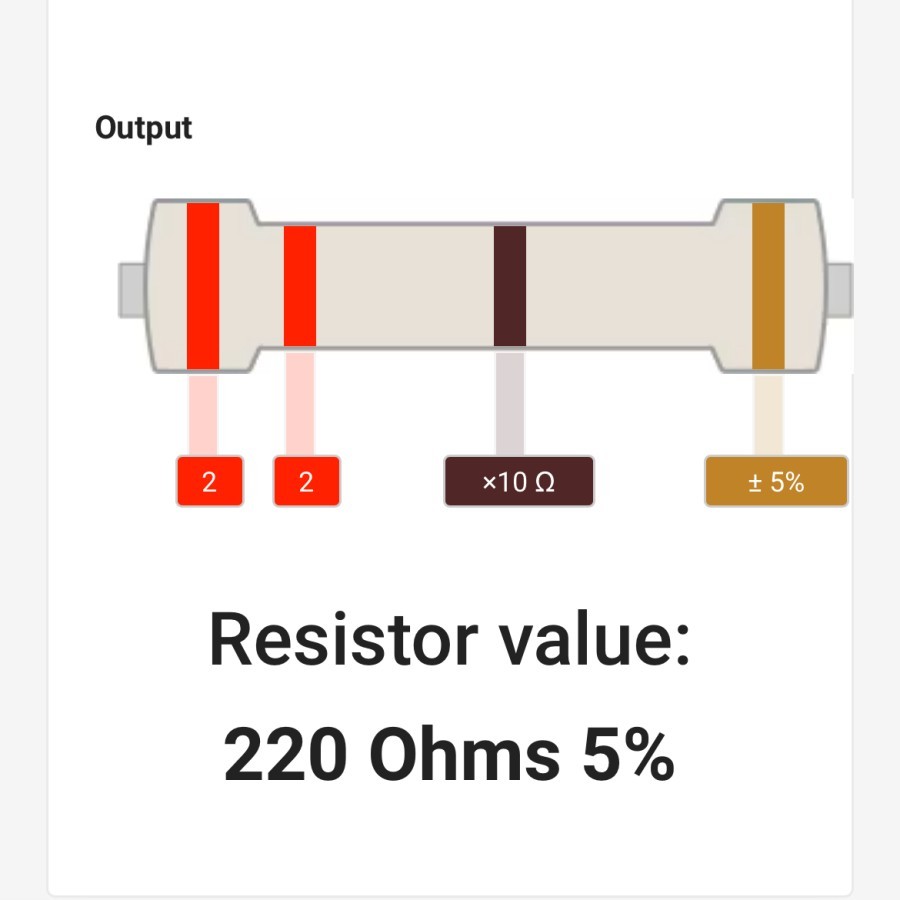 RESISTOR 1/4 WATT 1/4 0.25 0,25W 5% 5 PERSEN 220OHM 220 OHM 220Ω 220R