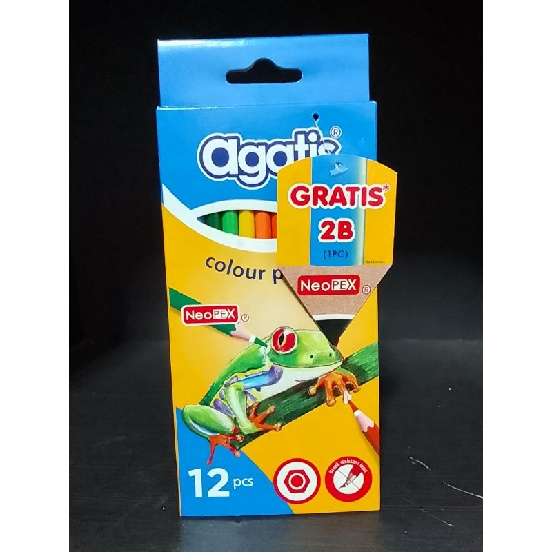

(1 PCS) PENSIL WARNA 12W PANJANG AGATIS