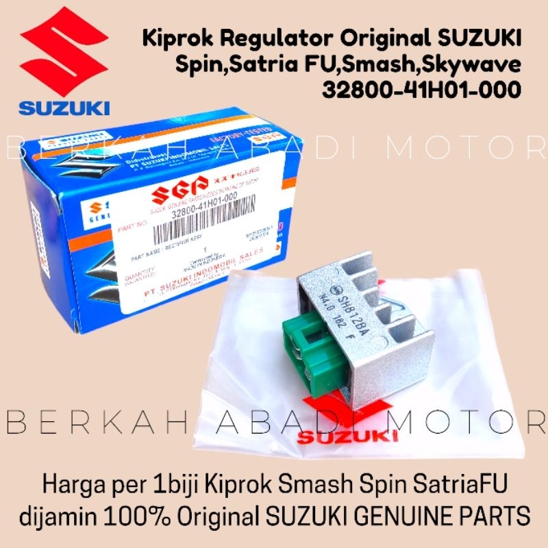 [ORI 100%] Kiprok Satria Fu Spin Smash Original SUZUKI | 32800-41H01-000 Regulator Cas 125 ASLI SGP