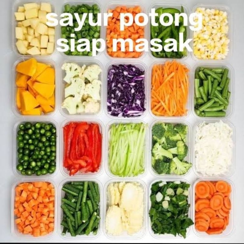 

Sayur potong siap masak