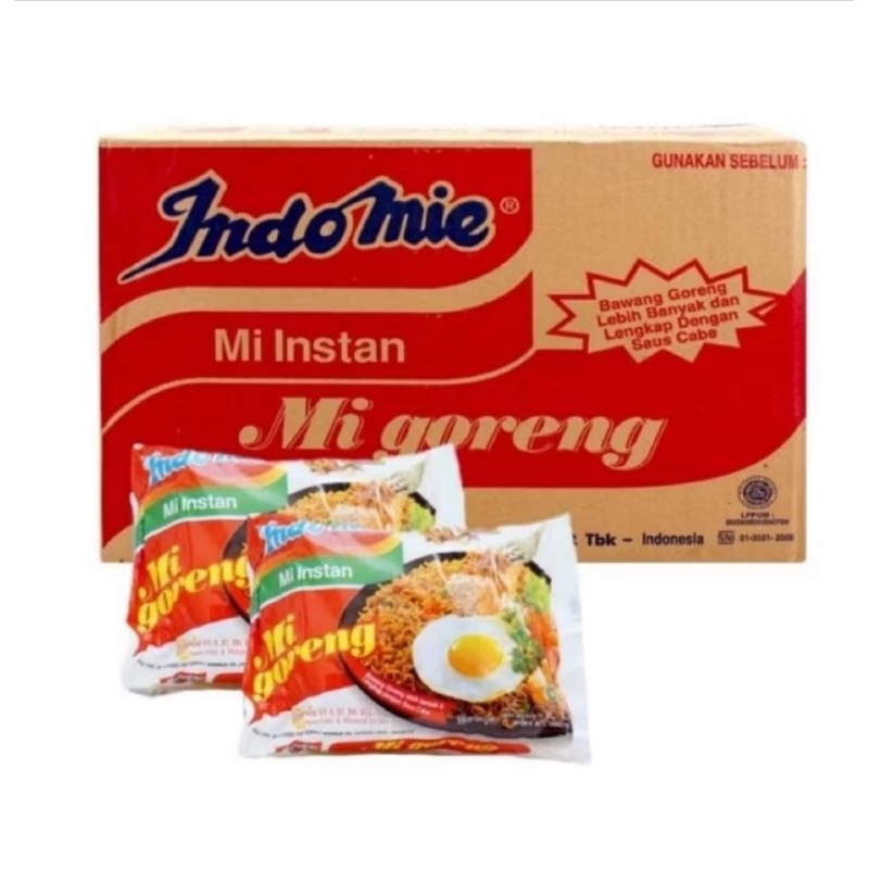 

Indomie Mi Instan Goreng isi 40.pcs exp 10/2025