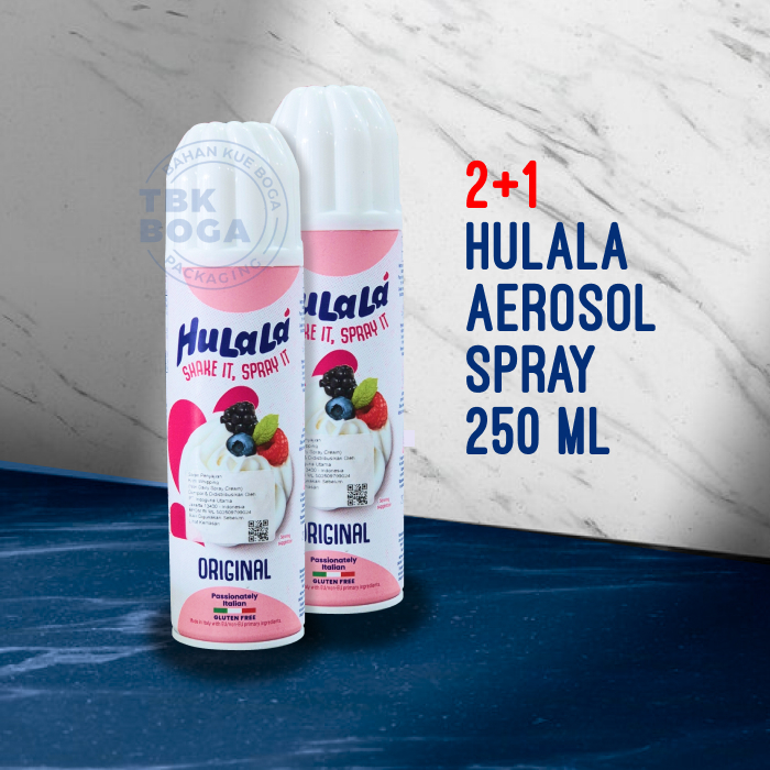 

Whip Cream Hulala ( 250 gr ) Krim Semprot Aerosol Spray