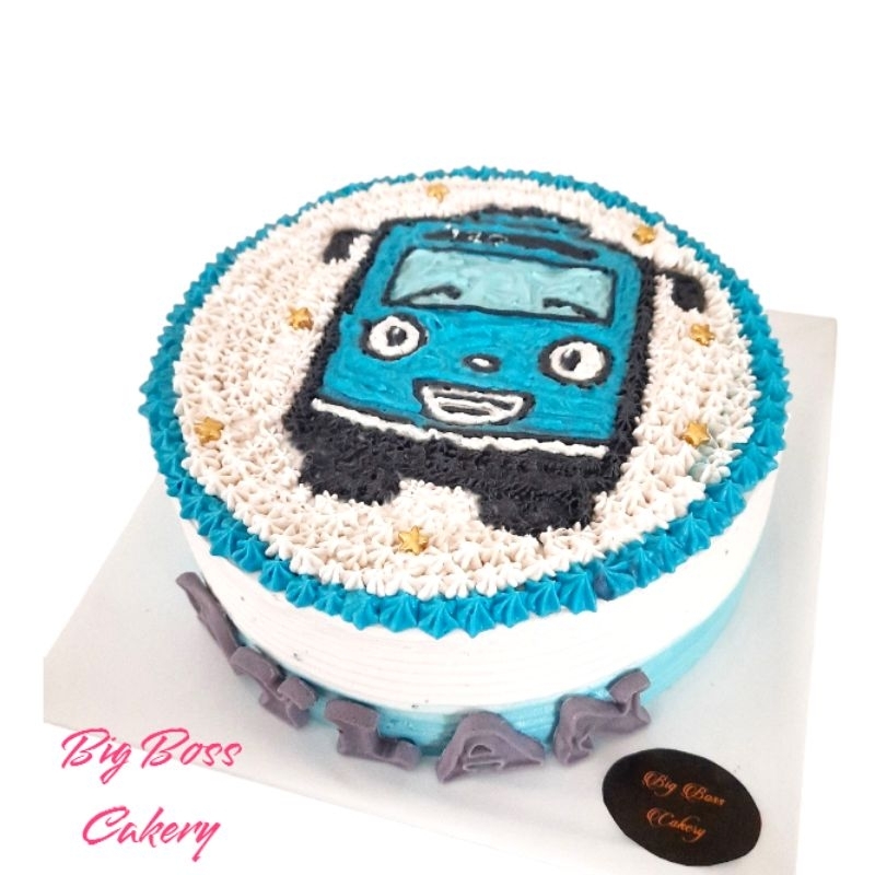 

TAYO BUS BIS CAKE BUTTERCREAM