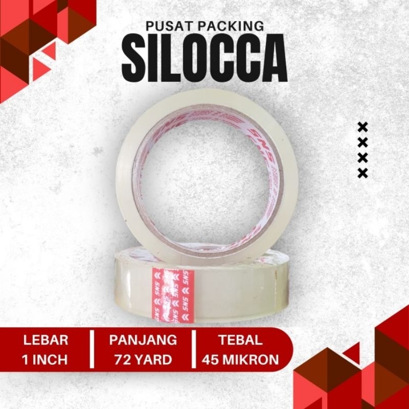 

SOLASI/SELOTIP 1 INCH X 72 YARD SNS KUALITAS TERBAIK/ISOLASILAKBAN/TAPE