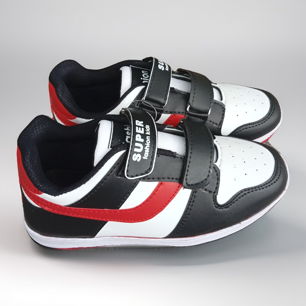 SEPATU ANAK ANAK LAKI LAKI UMUR 5 - 12 TAHUN SEKOLAH SD TK PAUD UKURAN 28 - 37