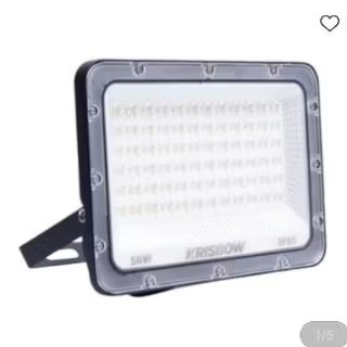 Krisbow lampu sorot led smd 50w lampu outdoor flood light putih/kuning
