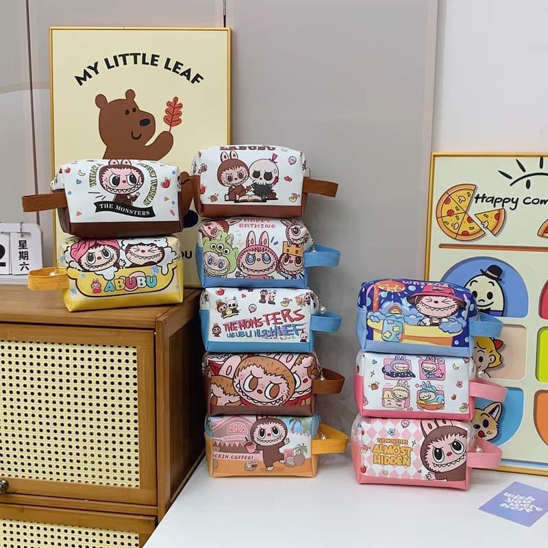 

Kotak Pensil Gambar Karakter Labubu / Karakter Lucu Kotak Pensil Resleting/ Tempat Makeup Labubu