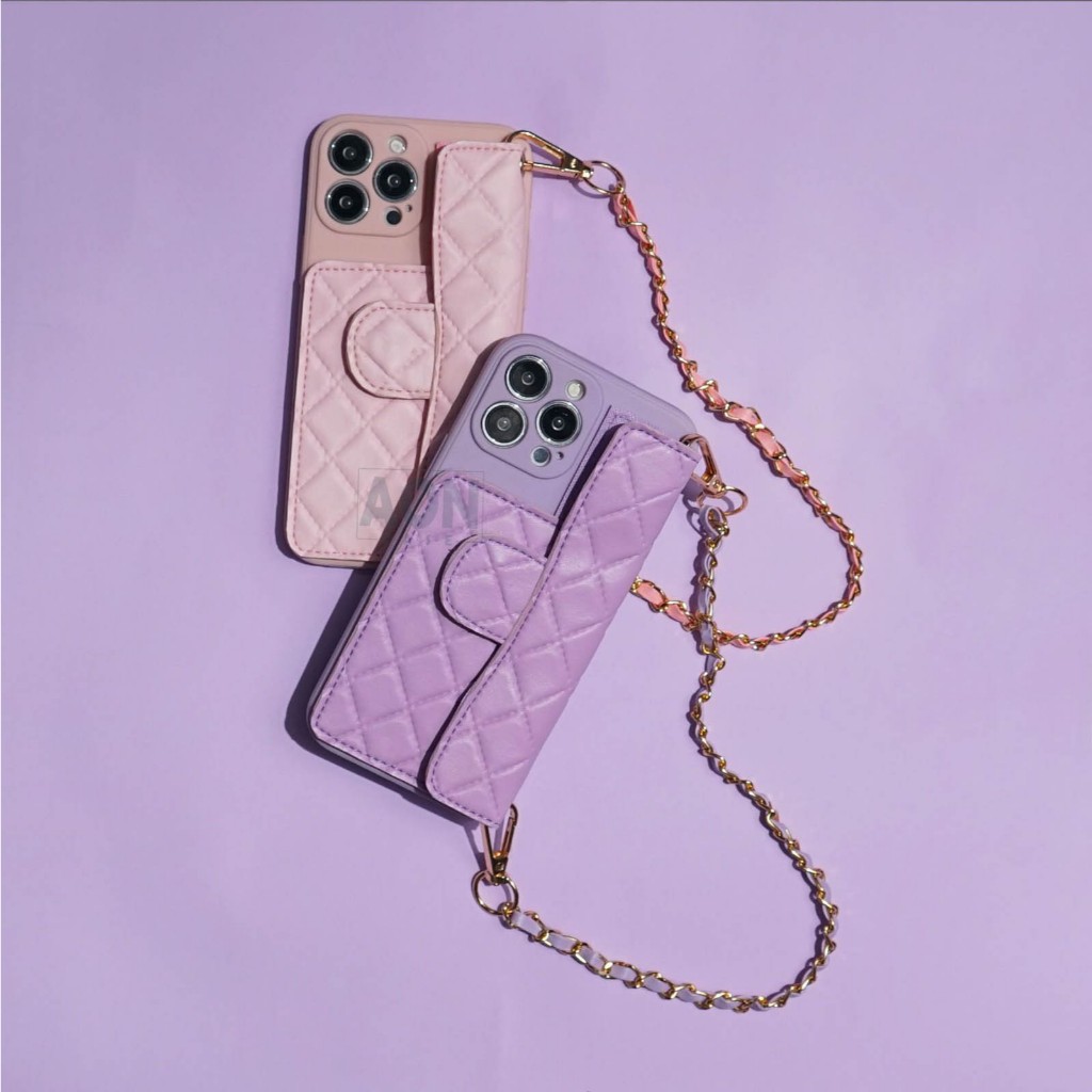 Case dompet Fashion PRK Klasik Tali Pendek FOR TYPE HP SAMSUNG S24 S24 ULTRA S23 S23 ULTRA A06 A16 A