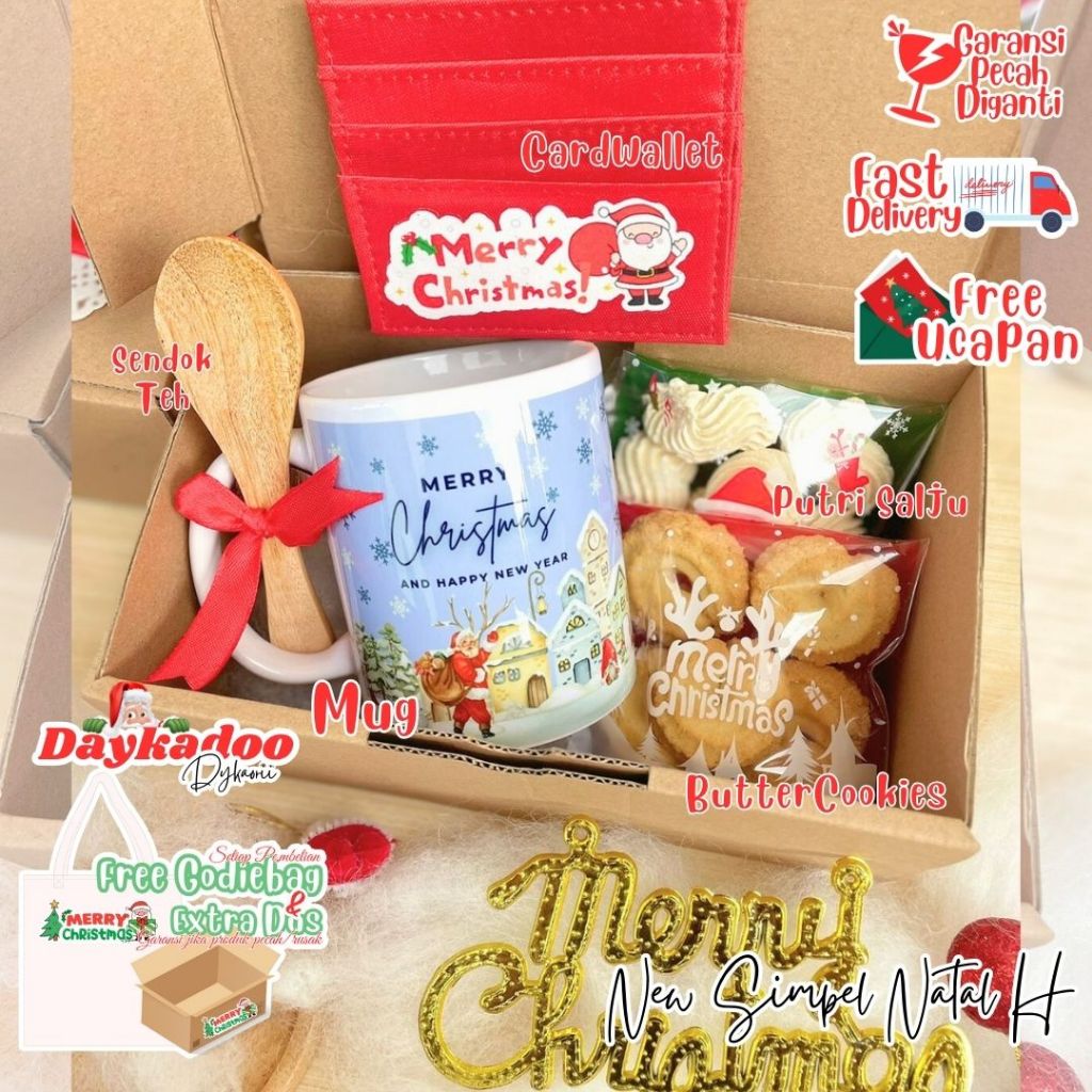 

NEW Hampers natal kado natal hadiah bingkisan special premium mewah terjangkau ready stock untuk teman sahabat saudara doi pacar orang tua camer