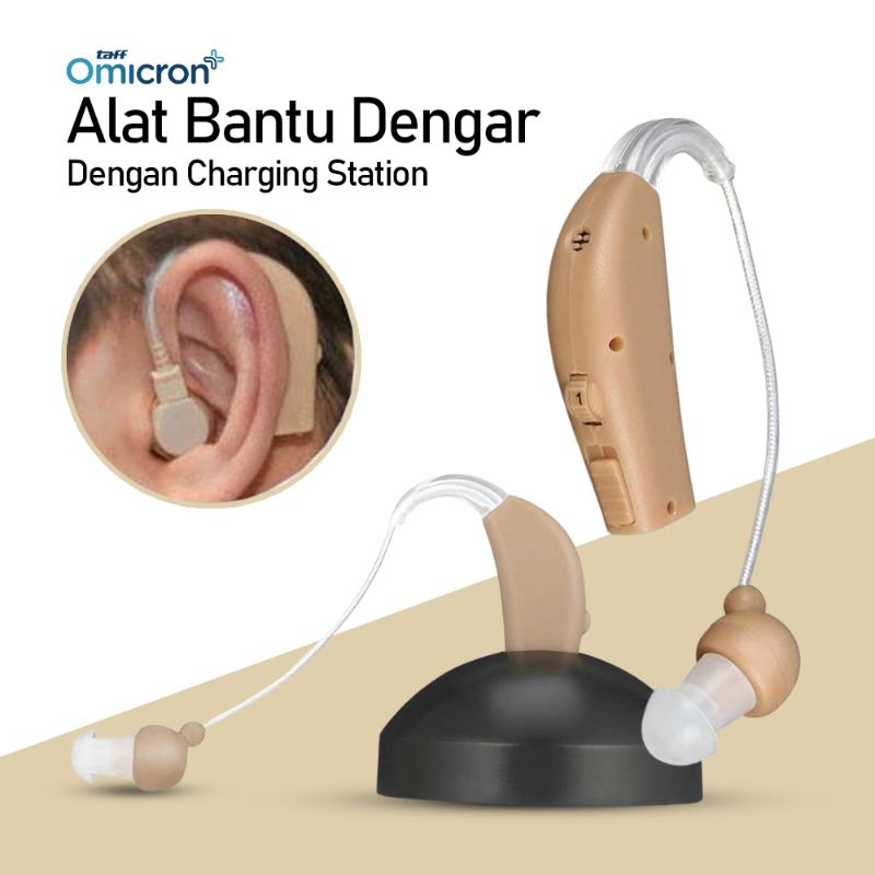 TaffOmicron Alat Bantu Dengar Hearing Aid Charging Station- alat bantu dengar