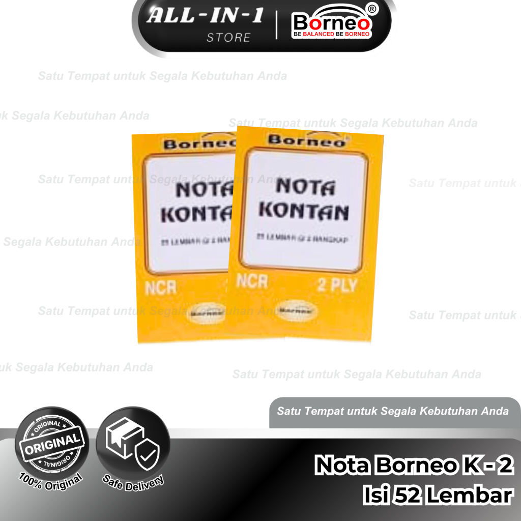 

Nota Kontan Kecil - 2 Ply (1 BUKU)