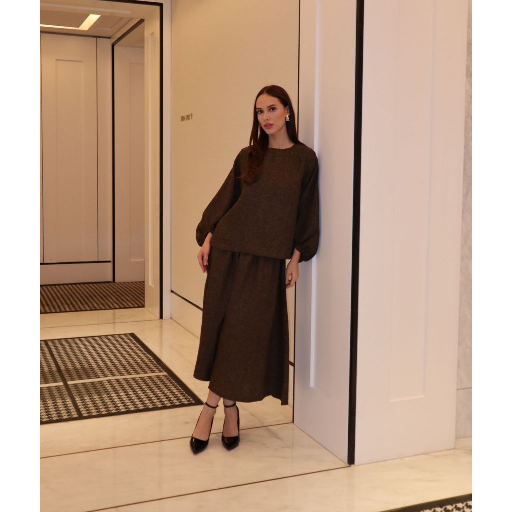 Camani Tweed Series: Balloon Top + Skirt