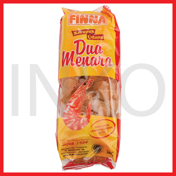 

FINNA KERUPUK UDANG DUA MENARA 380GR