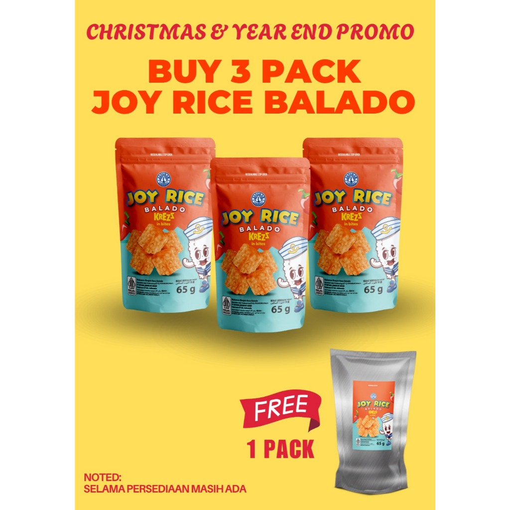 

PROMO BUY 3 PACK JOY RICE BALADO FREE 1 PACK