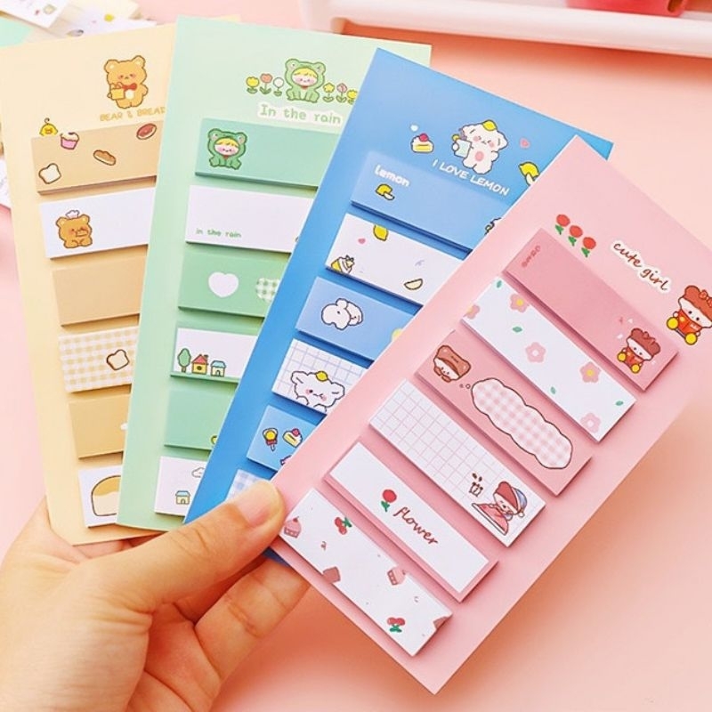 

Sticky Notes Memo Tempel Pos It Penanda Buku Memo Pad 6 in 1 SN05