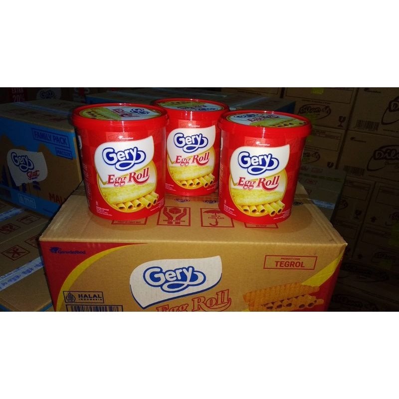 

BISQUIT Gerry Egg Roll 210 gr / biskuit lebaran / seasonal
