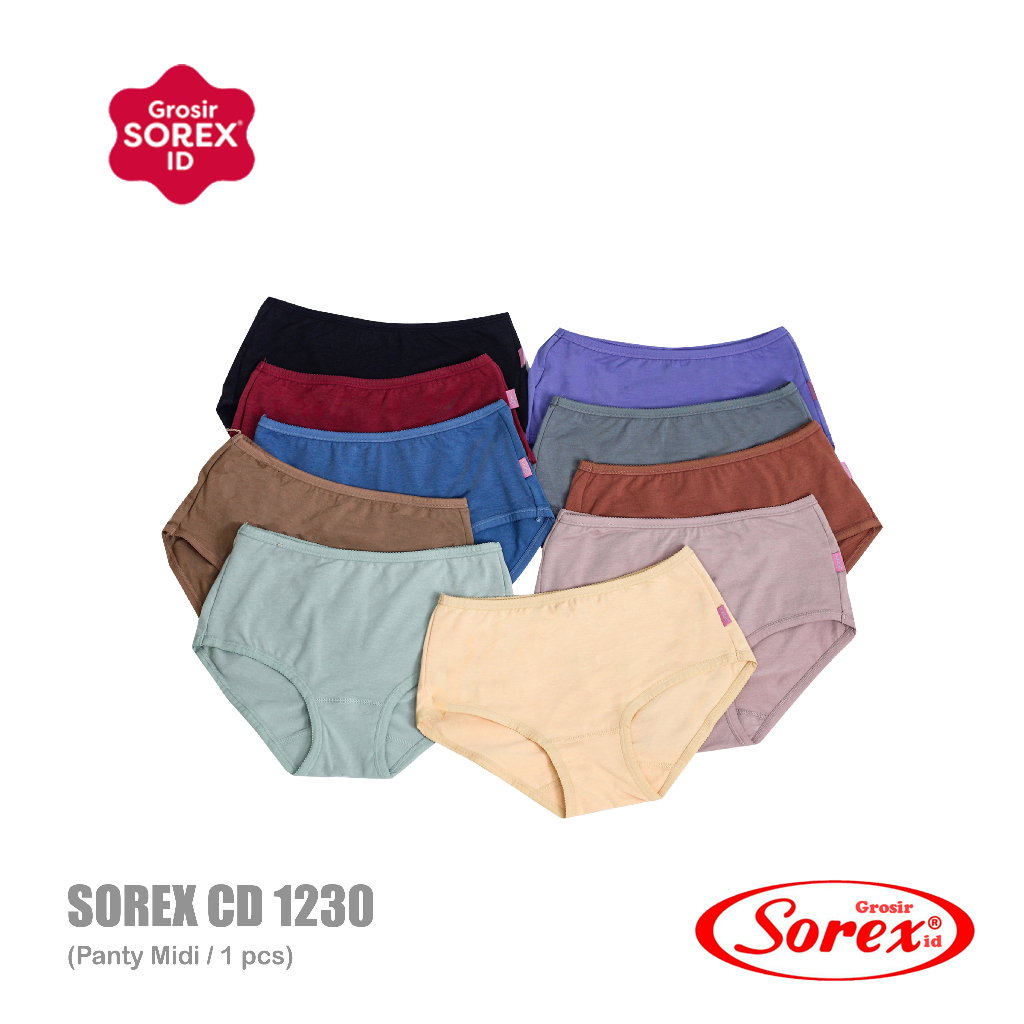 CELANA DALAM SOREX 1230 MIDI KATUN SOREX | Grosir Sorex Id