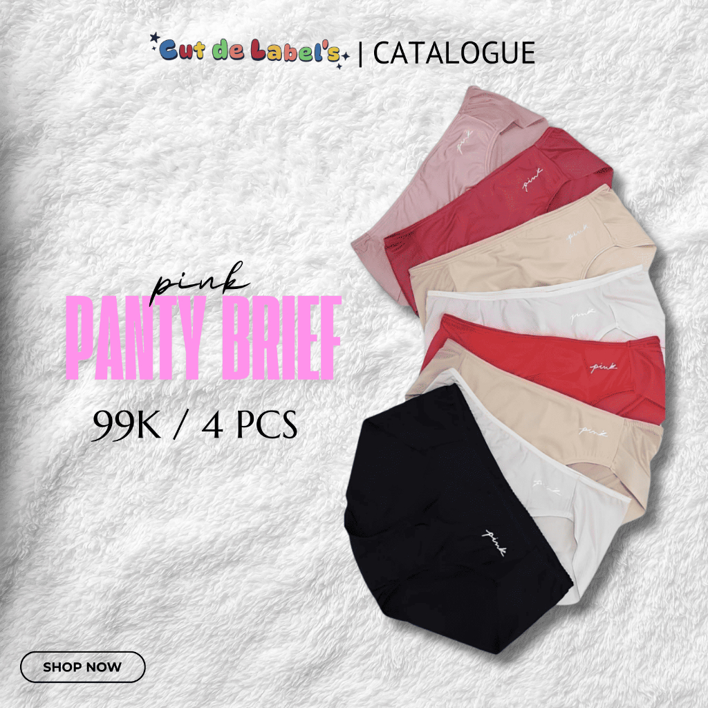 Celana Dalam Wanita Victoria's Secret Pink Brief Panty Branded Murah