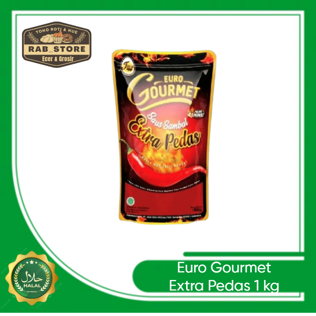 

Euro Gourmet Saus Sambal Extra Pedas 1 kg