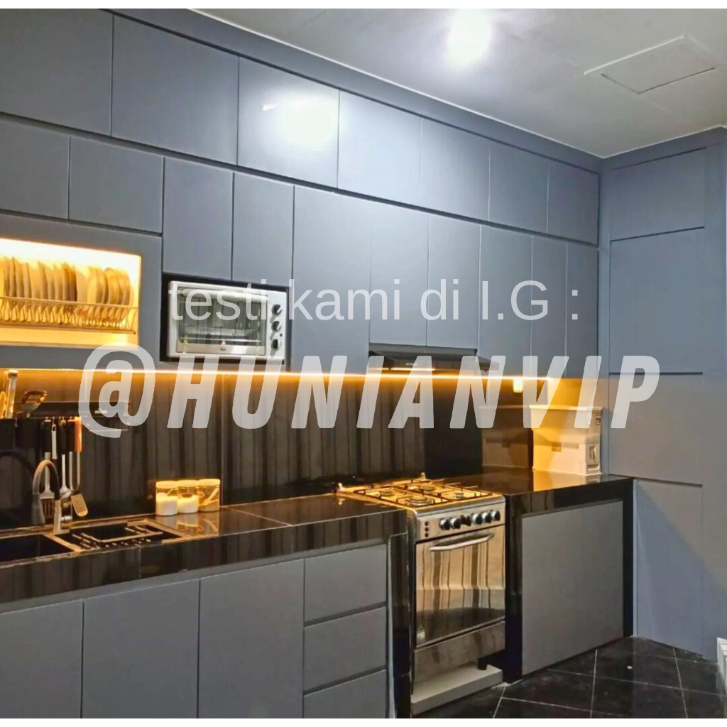 Rak dapur / kitchen set aluminium acp minimalis