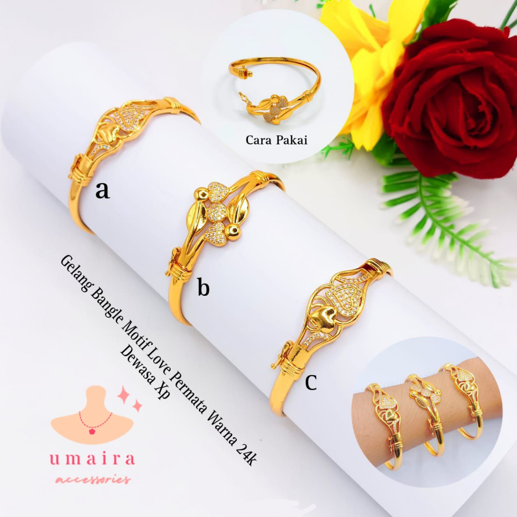 Gelang Tangan Wanita - Gelang Bangle Wanita - Gelang Tangan Wanita Terbaru